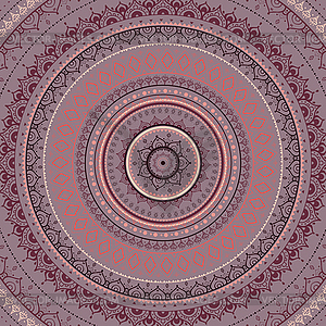 Mandala. Indian decorative pattern - vector image