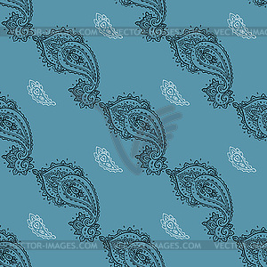 Seamless Paisley pattern - vector EPS clipart