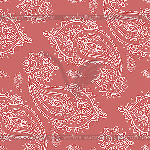 Seamless Paisley pattern - vector clipart