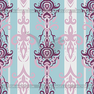 Damask background - vector image