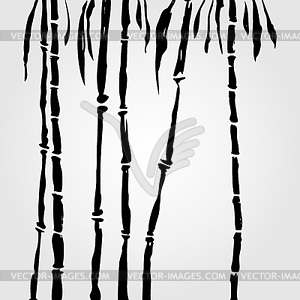 Bamboo in Chinese style - vector image