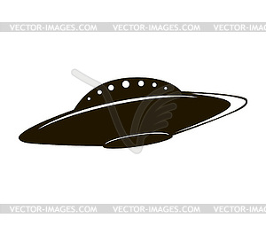 Flying saucer - vector clipart