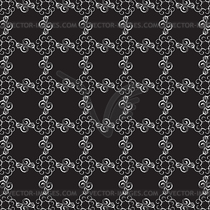 Black and white pattern - vector clip art