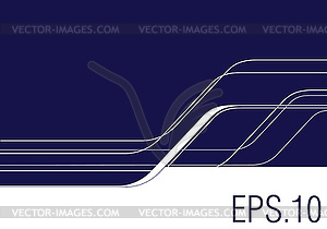 Background with curve lines - royalty-free vector image