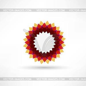 Flower icon - vector clip art