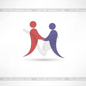 Good deal that leads to success icon - vector image