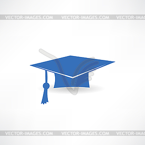 Knowledge of student icon - vector clipart