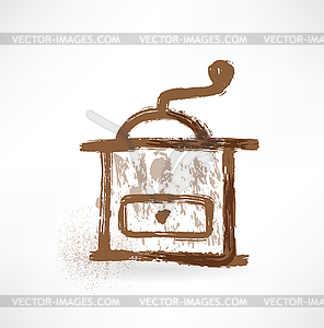 Coffee mill icon - vector image