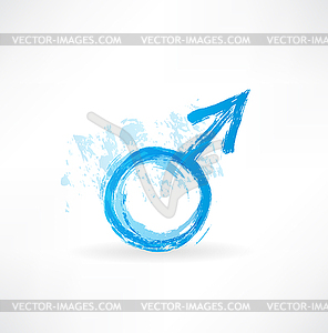 Symbol of man icon - vector clipart