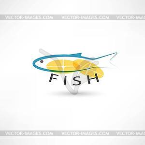 Fish icon - vector EPS clipart