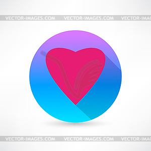 Heart icon - vector clipart