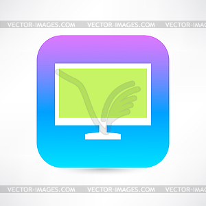 Plasma icon - color vector clipart