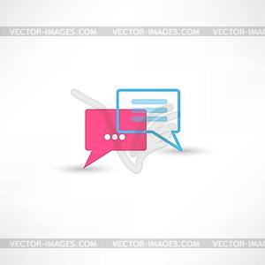 Dialogue speech - vector clip art
