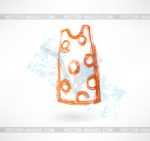 Dress grunge icon - vector clipart