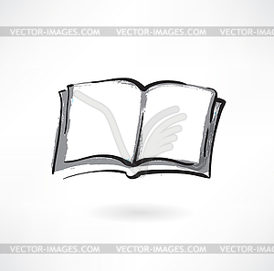 Open book - vector clipart