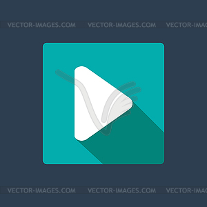 Play icon button - vector clipart