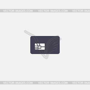 Credit Card icon - vector EPS clipart