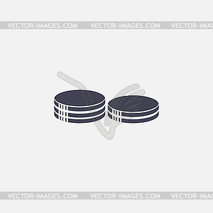 Coin icon - vector clip art