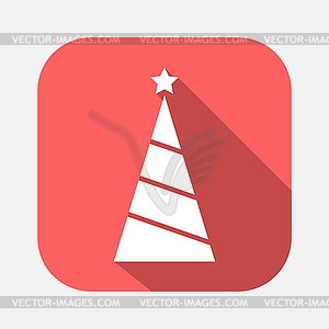 Christmas tree icon - vector EPS clipart