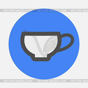 Little cup icon - royalty-free vector clipart