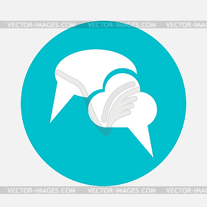 Speech bubbles - vector clipart / vector image