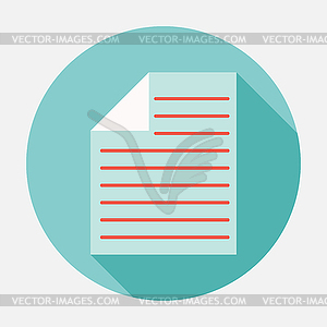 Documents icon - vector clipart