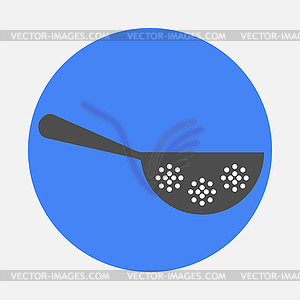 Colander icon - vector image