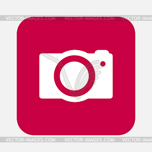 Digital photo camera - vector image