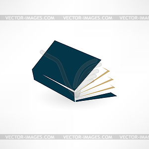 Book icon - vector clipart