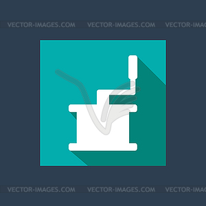 Coffee mill icon - vector clipart