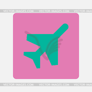 Plane icon - vector image