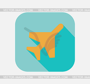 Plane icon - vector image