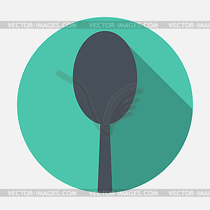 Spoon icon - vector clipart