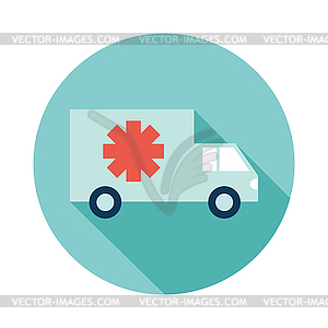 Ambulance icon - vector clipart