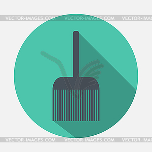 Broom icon - vector clip art