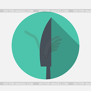 Knife icon - vector clip art