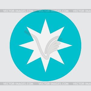 Star icon - vector clip art