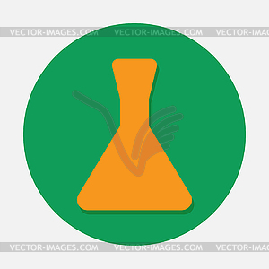 Flask icon - vector clip art