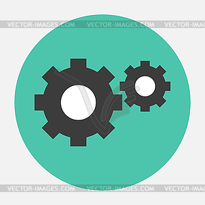 Gear icon - vector image