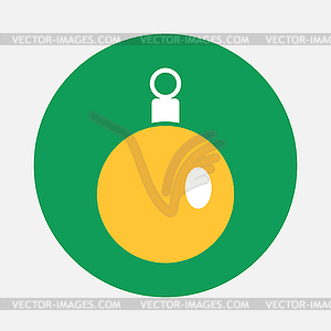 Christmas toy - vector image