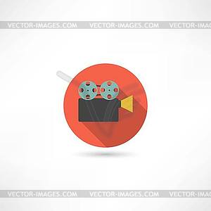 Video camera icon - vector clip art