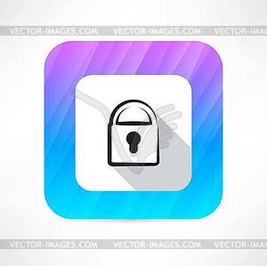 Lock icon - vector image