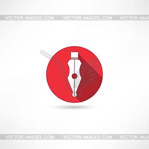 Pen icon - vector clipart / vector image