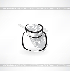 Ink jar - vector clipart