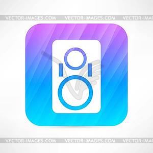 Music column icon - vector image