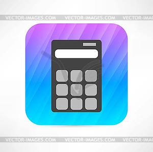 Calculator icon - vector clip art