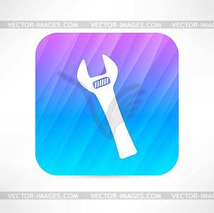 Wrench icon - vector image