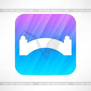 Bridge icon - vector EPS clipart