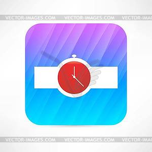Wristwatch icon - vector clipart