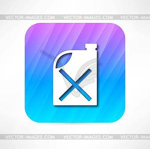 Канистра значок - векторный клипарт / векторное изображение
